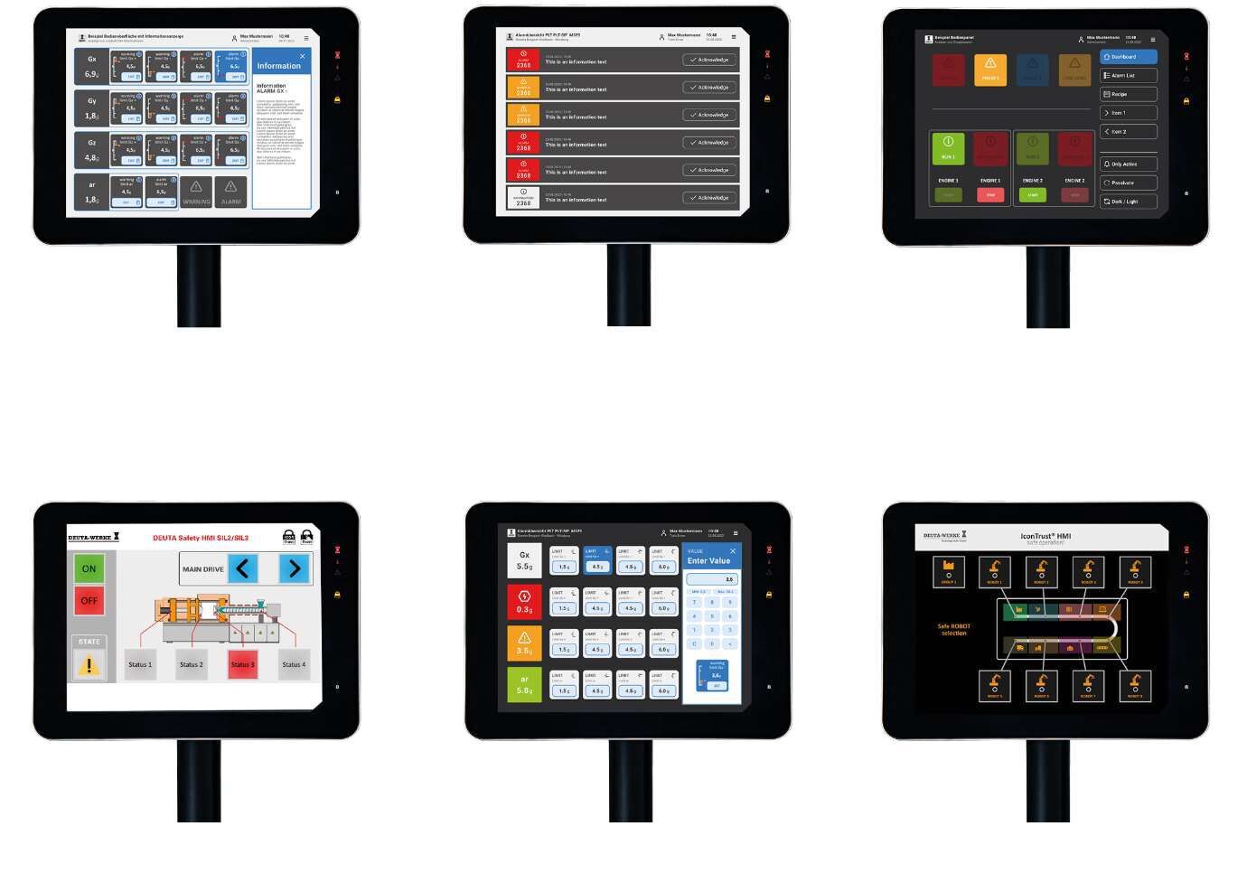 SIL3 auf dem Touchscreen: Wie sichere HMIs die Bedienung neu denken 3 Mit den IconTrust HMIs lassen sich flexibel neue Applikationen gestalten.