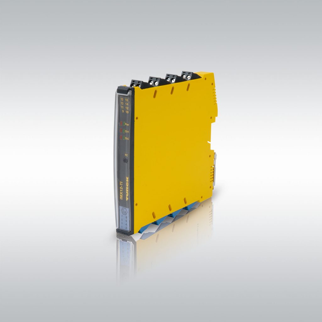 Die Temperaturmessverstärker IMX12-TI sparen mit 12.5 Millimetern Breite und einer hohen Kanaldichte Platz im Schaltschrank.