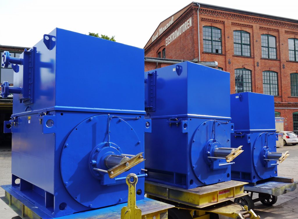  Menzel Elektromotoren fertigt unter anderem Niederspannungsmotoren für den ausfallsicheren Betrieb von Walzstühlen.
