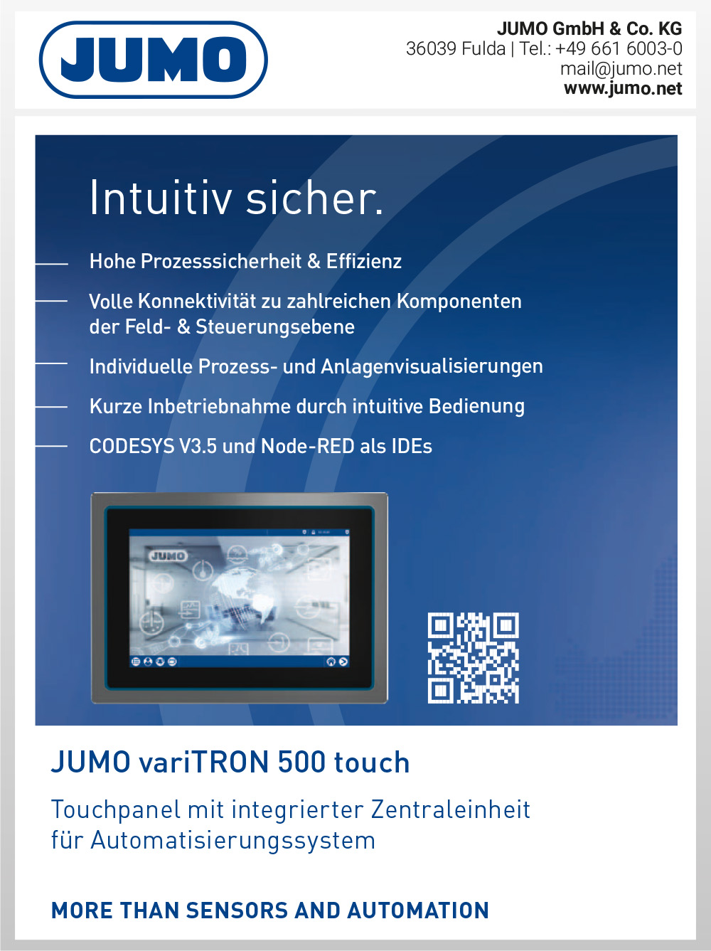 Produktübersicht – JUMO GmbH & Co. KG