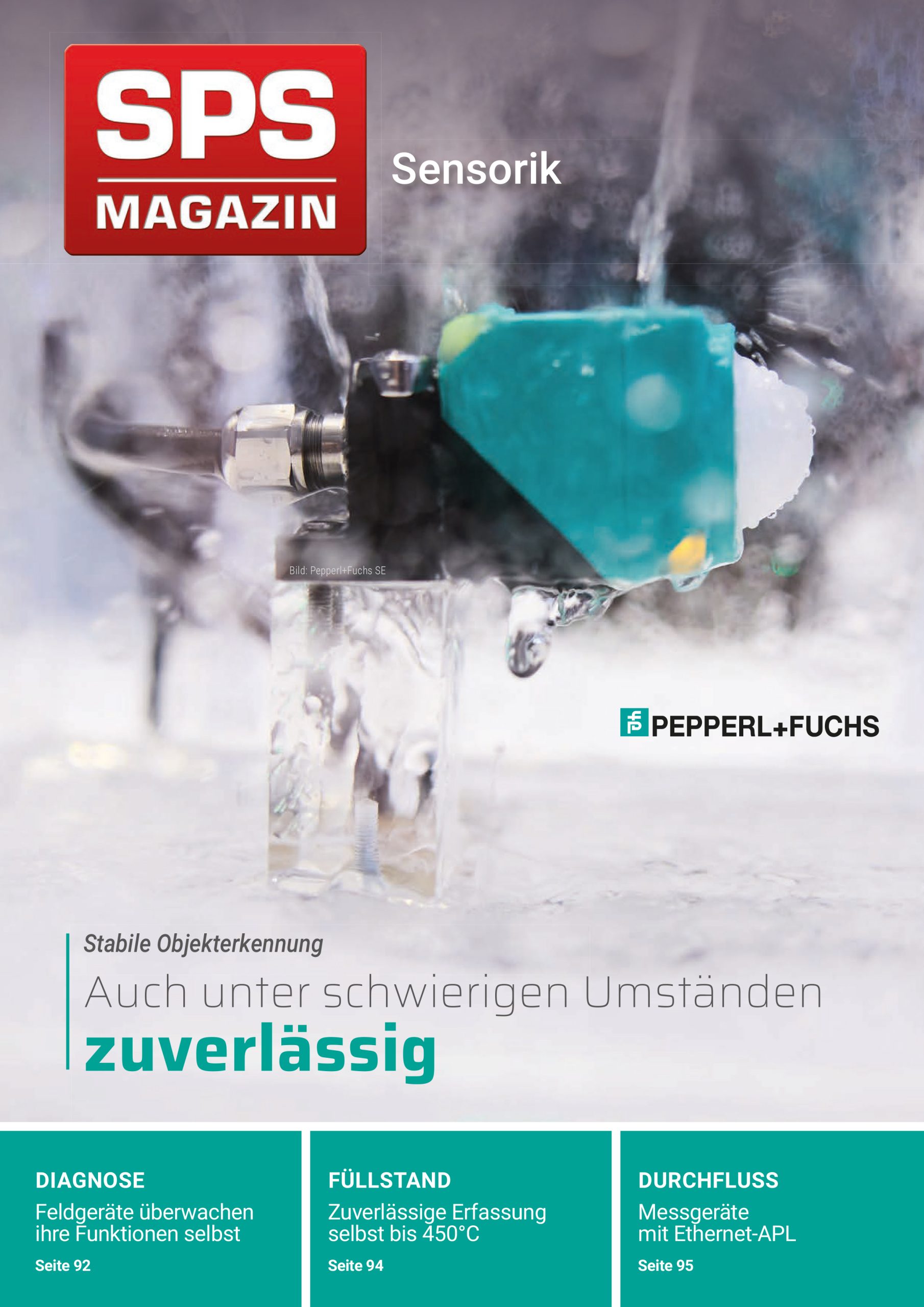 Schwerpunkt Sensorik (SPS-Magazin 9 2024)